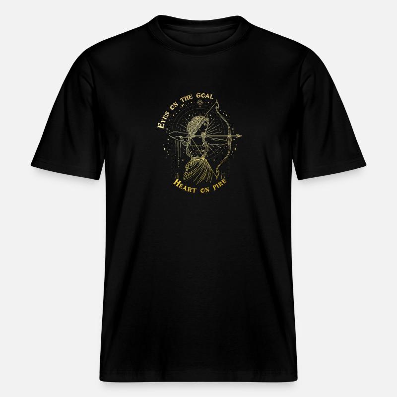Schütze Sternzeichen Bogenschütze Sternzeichen Geschenk -  RELAXED FIT Unisex Organic T-Shirt - Schwarz