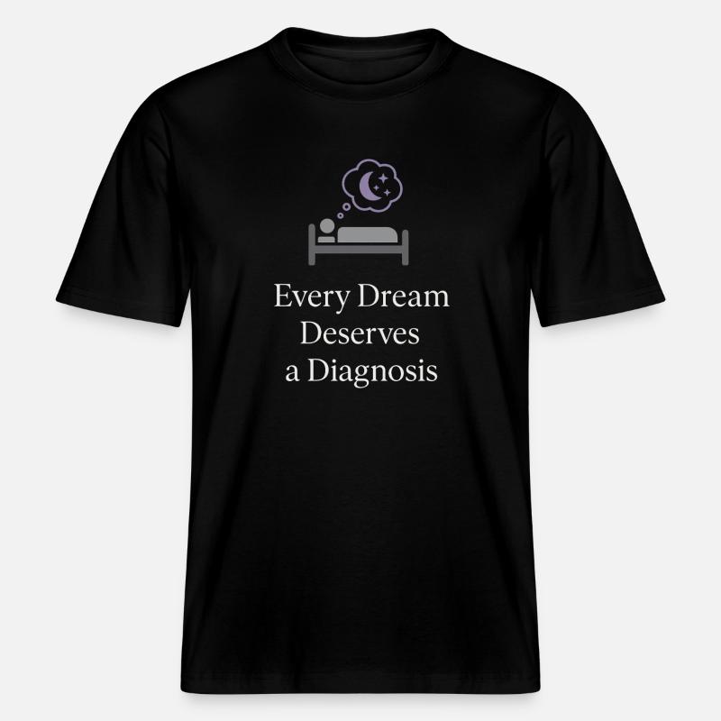 Sleep Technologist Polysomnographic Tech Rpsgt - RELAXED FIT Unisex Organic T-Shirt - black
