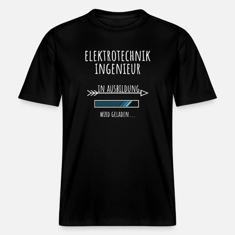 Electrical Engineering Studies Profession Education -  RELAXED FIT Unisex Organic T-Shirt - black