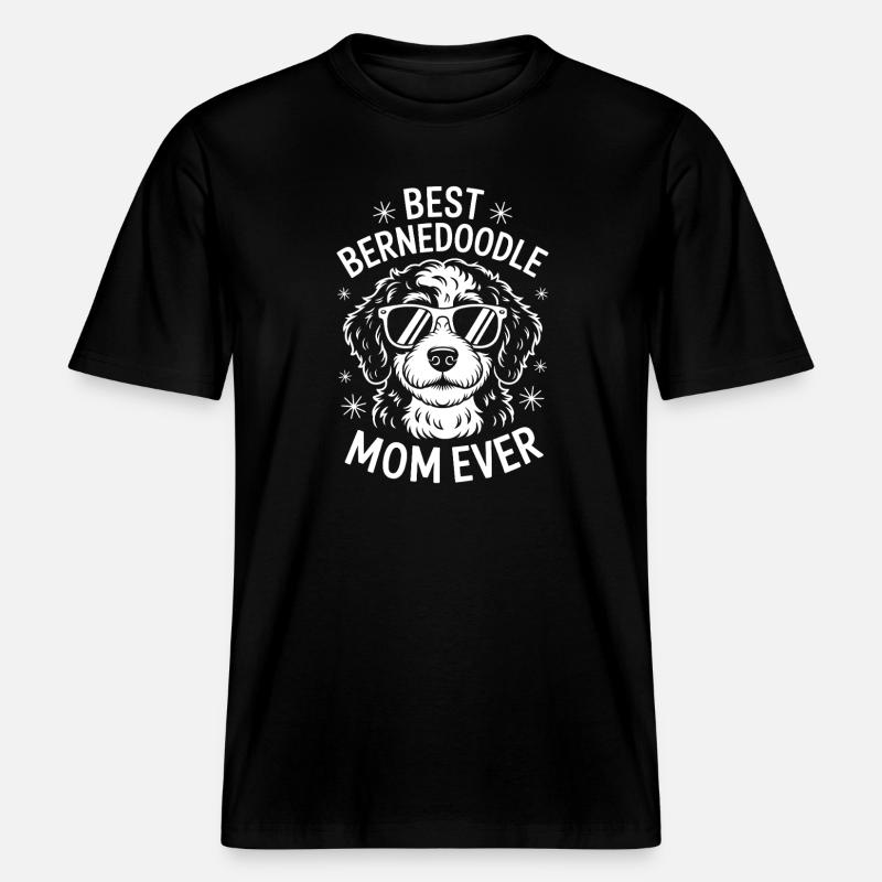 Bernedoodle Spruch Mama Witz Bernedoodle Geschenk -  RELAXED FIT Unisex Organic T-Shirt - Schwarz