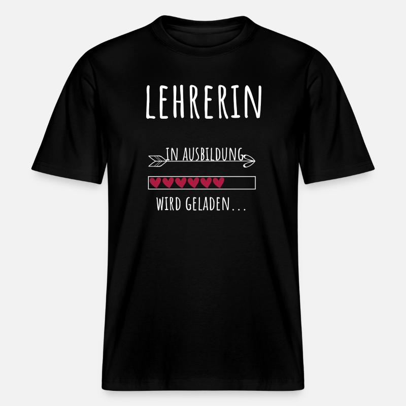 Lehramt Studentin Beruf Ausbildung Lehrerin -  RELAXED FIT Unisex Organic T-Shirt - Schwarz