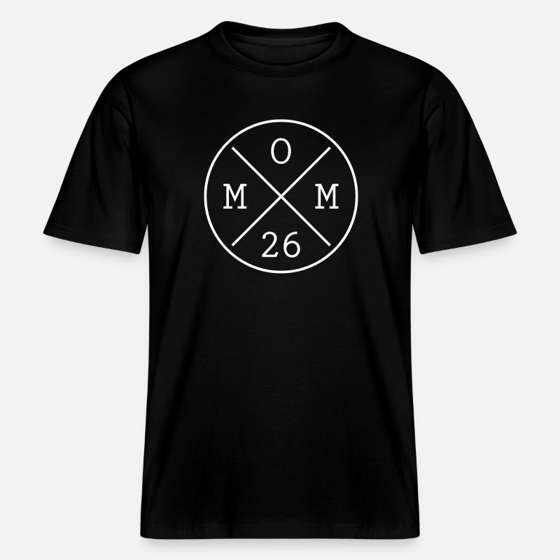 Mama 2026 Mom Mutter Mutter Geschenk -  RELAXED FIT Unisex Organic T-Shirt - Schwarz