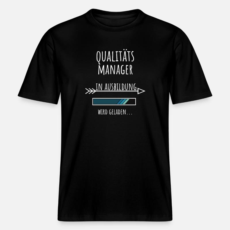Qualité Management Etudes Métier Responsable Qualité -  T-shirt unisexe RELAXED FIT en coton bio - noir