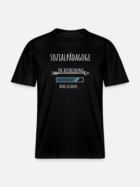 Sozialpädagogik Studium Beruf Sozialpädagoge -  RELAXED FIT Unisex Organic T-Shirt - Schwarz