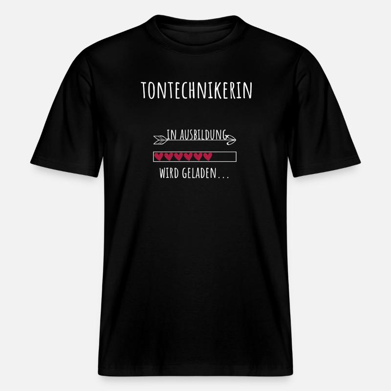 Tontechnik Studium Beruf Ausbildung Tontechnikerin - RELAXED FIT Unisex Organic T-Shirt - Schwarz