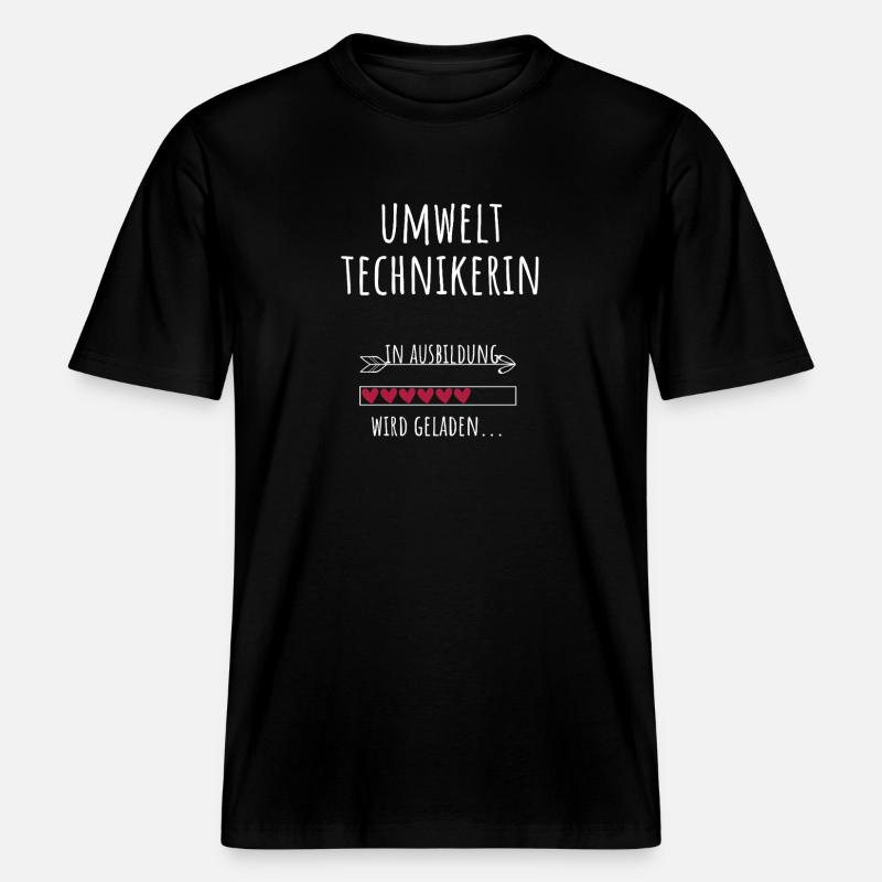 Environmental Technician Studies Profession Training -  RELAXED FIT Unisex Organic T-Shirt - black