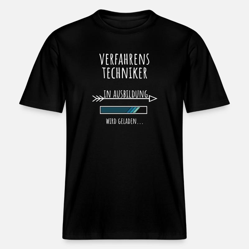 Verfahrenstechniker Studium Beruf Ausbildung -  RELAXED FIT Unisex Organic T-Shirt - Schwarz