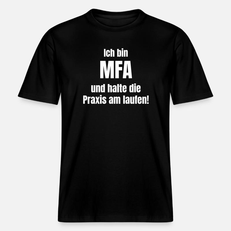 Je suis MFA – Course d’entraînement -  T-shirt unisexe RELAXED FIT en coton bio - noir