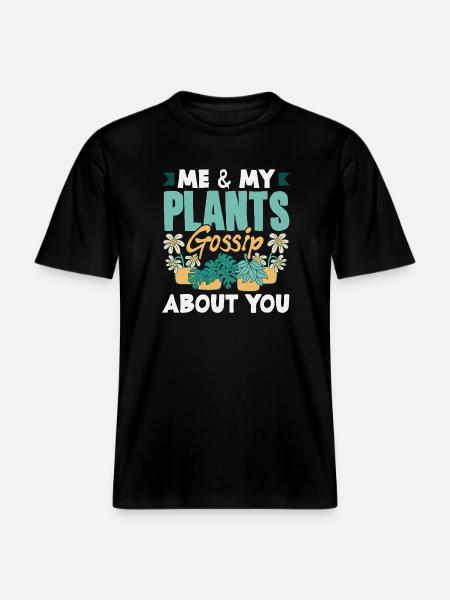 Garden & Plant Lovers Gifts - RELAXED FIT Unisex Organic T-Shirt - black