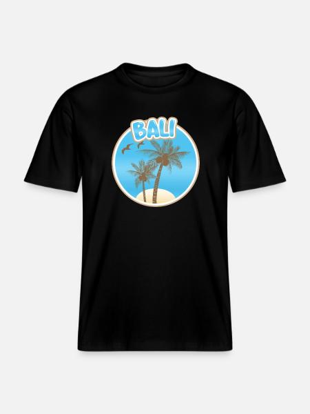 Geschenk für Bali -  RELAXED FIT Unisex Organic T-Shirt - Schwarz