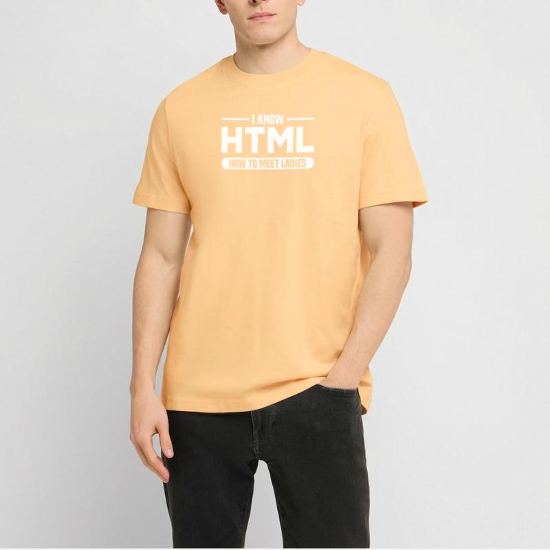 HTML Humor Code Programmer Saying  RELAXED FIT Unisex Organic T-Shirt