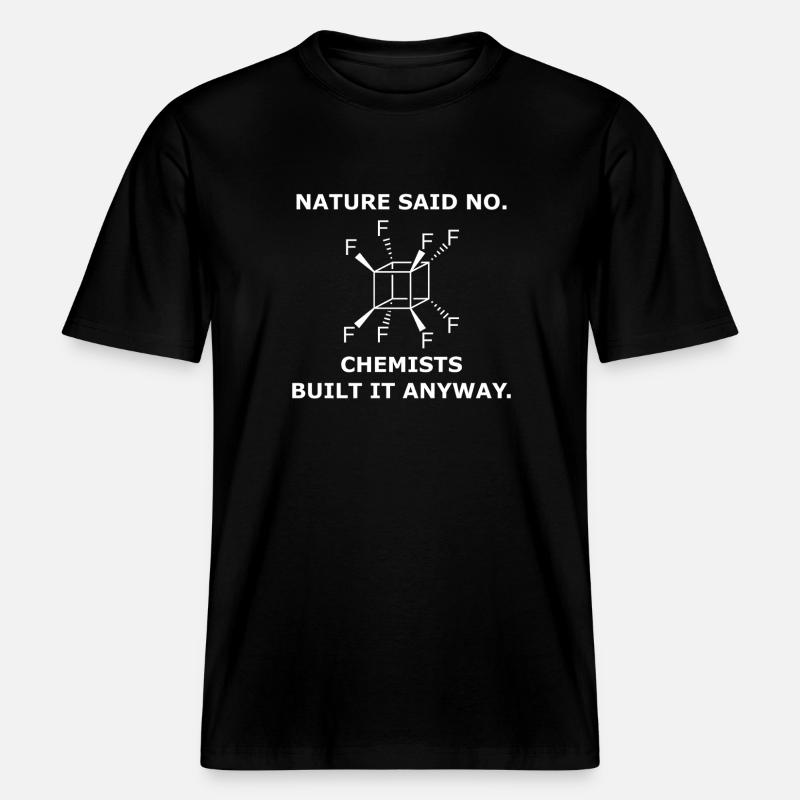 Molécule perfluoro-cubaine – Chimie Science -  T-shirt unisexe RELAXED FIT en coton bio - noir