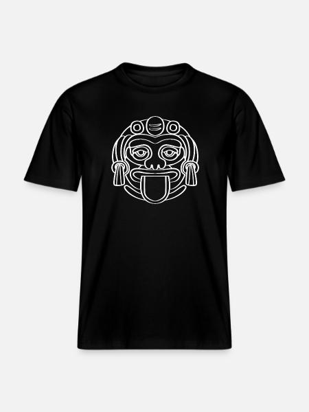 Maya kalender aztec Inka -  RELAXED FIT Unisex Organic T-Shirt - Schwarz