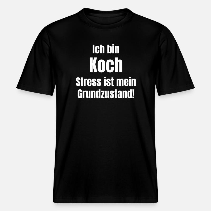 Chef Stress Basic Condition -  RELAXED FIT Unisex Organic T-Shirt - black