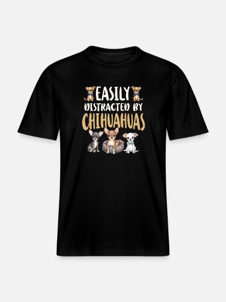 Chihuahua Chihuahueño Easily -  RELAXED FIT Unisex Organic T-Shirt - black