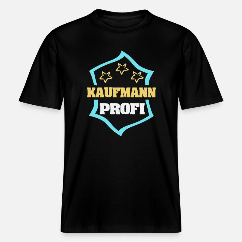 Arbeit Kaufmann -  RELAXED FIT Unisex Organic T-Shirt - Schwarz