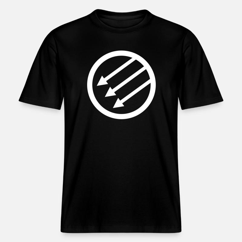 Iron Front / Eiserne Front / Järnfronten -  RELAXED FIT Unisex Organic T-Shirt - black