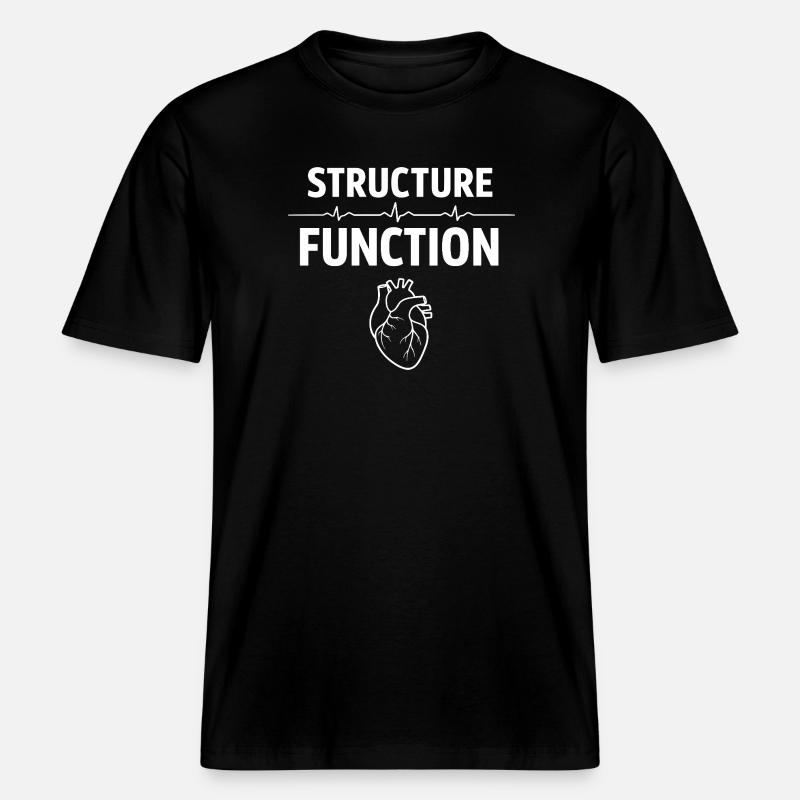 Herzultraschalltechniker Echo-techniker -  RELAXED FIT Unisex Organic T-Shirt - Schwarz