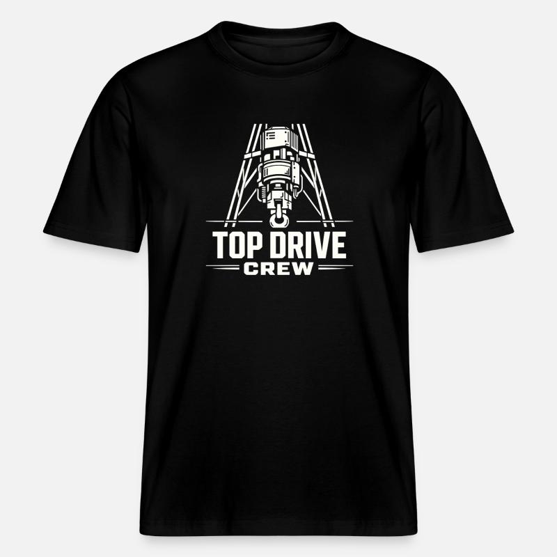Offshore-bohrer-rig-bohrer Bohrboden Offshore -  RELAXED FIT Unisex Organic T-Shirt - Schwarz