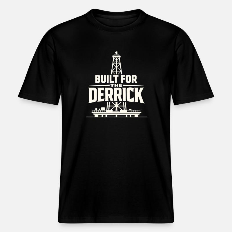 Offshore-bohrer-rig-bohrer Bohrboden Offshore -  RELAXED FIT Unisex Organic T-Shirt - Schwarz