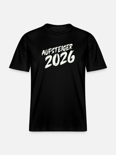 Rising Star 2026 Design - RELAXED FIT Unisex Organic T-Shirt - black