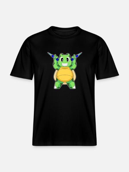 Turtle Dart Dart Sport - RELAXED FIT Unisex Organic T-Shirt - black