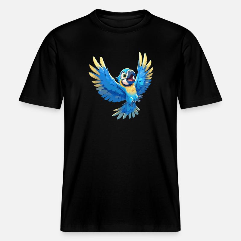 Aran aikakausi -  RELAXED FIT Unisex Luomu T-paita - musta