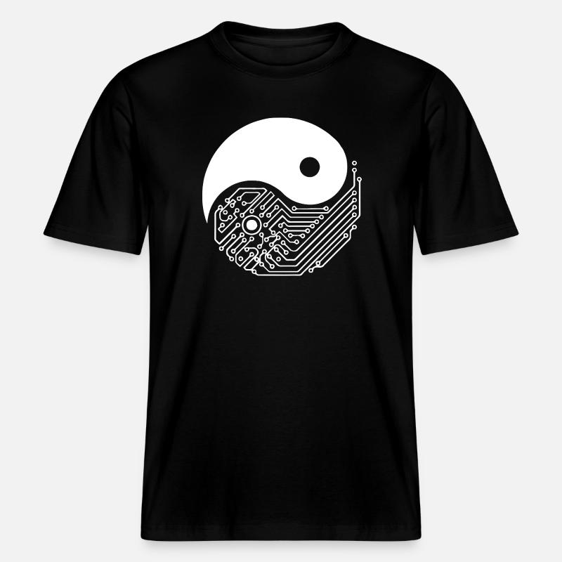 Machine Learning Deep Learning and AI ML Engineer -  RELAXED FIT Unisex Organic T-Shirt - black