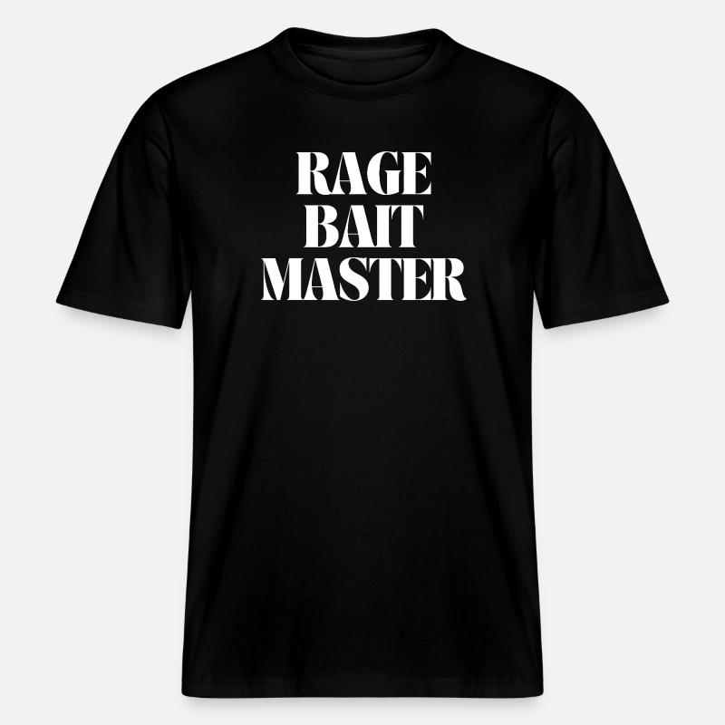 Maître des appâts de la rage -  T-shirt unisexe RELAXED FIT en coton bio - noir