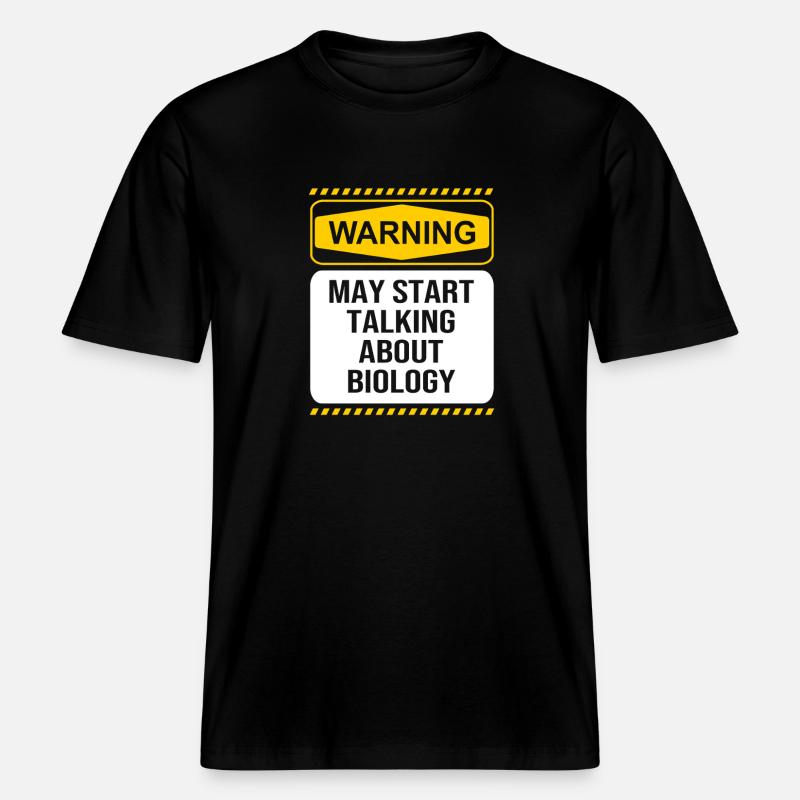 Molécule formule structurale -  T-shirt unisexe RELAXED FIT en coton bio - noir