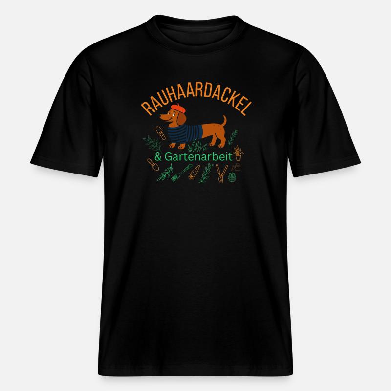 Gipfeli Tester aus Leidenschaft - Schweizer Frühst -  RELAXED FIT Unisex Organic T-Shirt - Schwarz