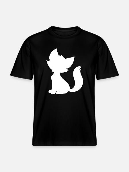 Mio_white -  RELAXED FIT Unisex Organic T-Shirt - Schwarz
