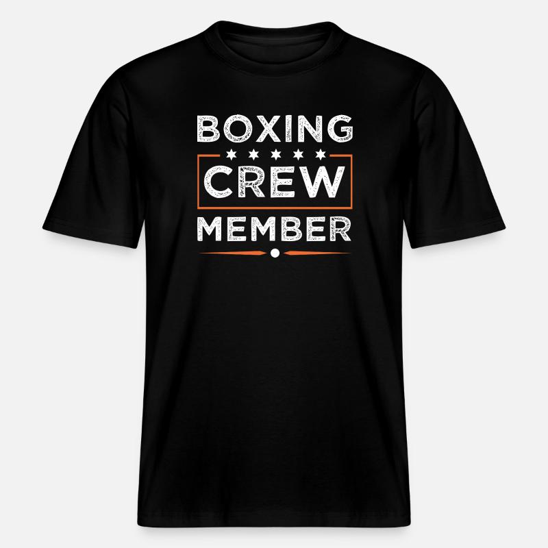 Équipe de boxe -  T-shirt unisexe RELAXED FIT en coton bio - noir