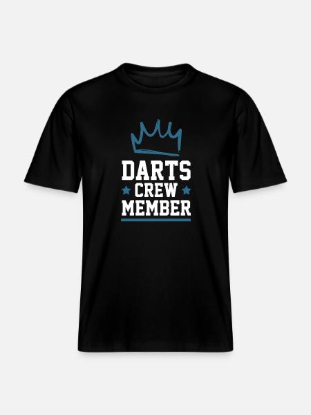 Darts Crew -  RELAXED FIT Unisex Organic T-Shirt - black