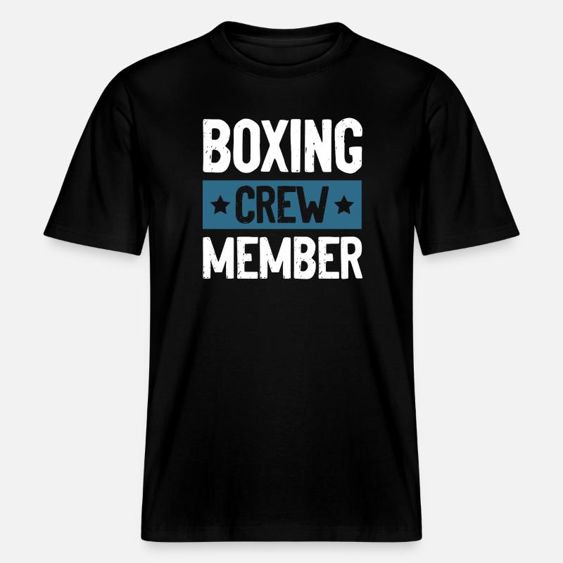Équipe de boxe -  T-shirt unisexe RELAXED FIT en coton bio - noir