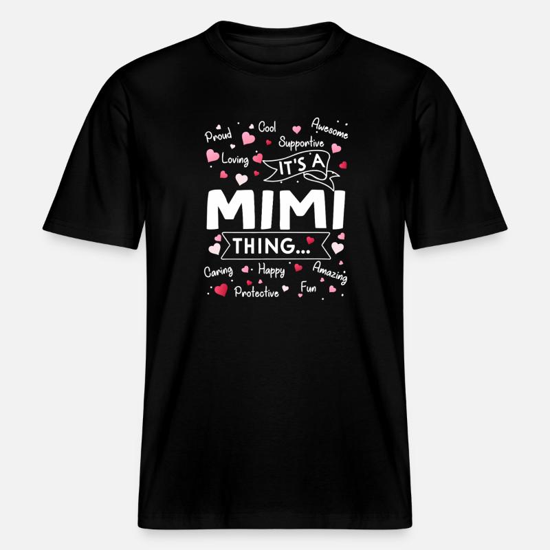 Das ist eine Mimi-Sache -  RELAXED FIT Unisex Organic T-Shirt - Schwarz