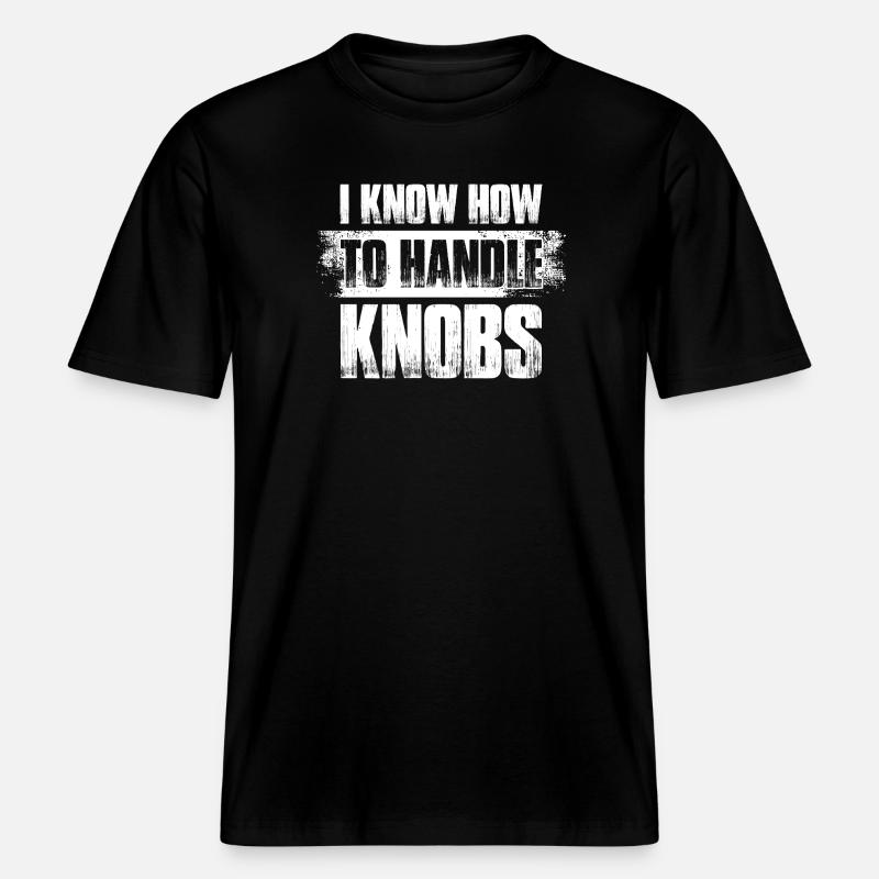 Handle knobs Tontechniker Toningenieur -  RELAXED FIT Unisex Organic T-Shirt - Schwarz