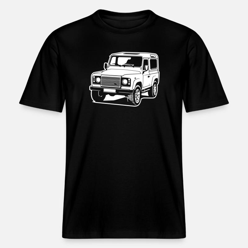 Defender (Difference Image) -  RELAXED FIT Unisex Organic T-Shirt - black