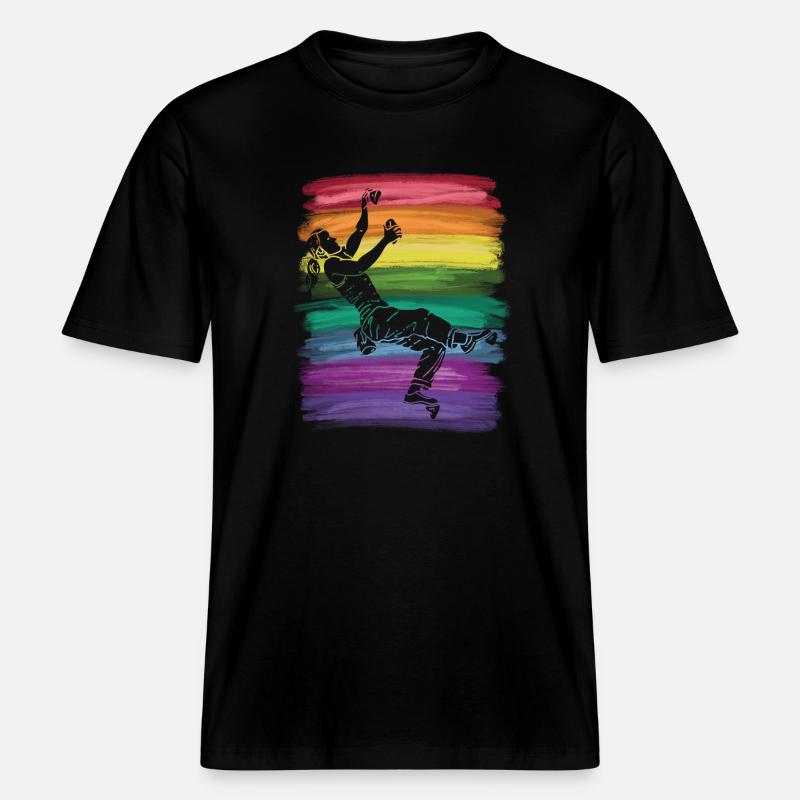 Boulderer Boulder Bouldering -  RELAXED FIT Unisex Organic T-Shirt - black