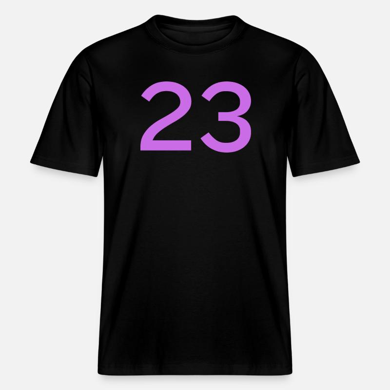 23 -  T-shirt unisexe RELAXED FIT en coton bio - noir