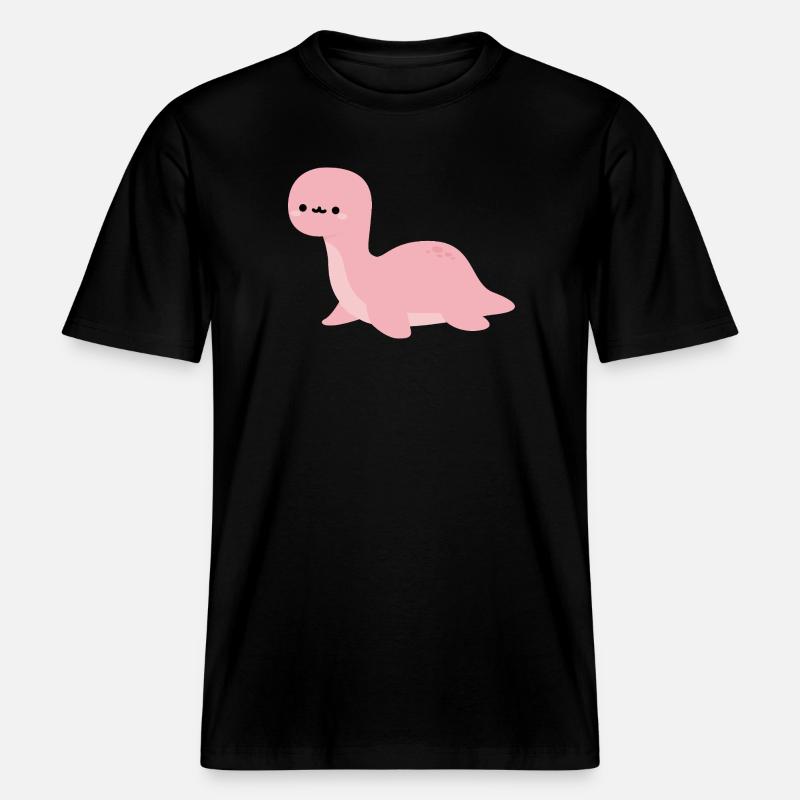 Brontosaurus Harmonica -  T-shirt unisexe RELAXED FIT en coton bio - noir