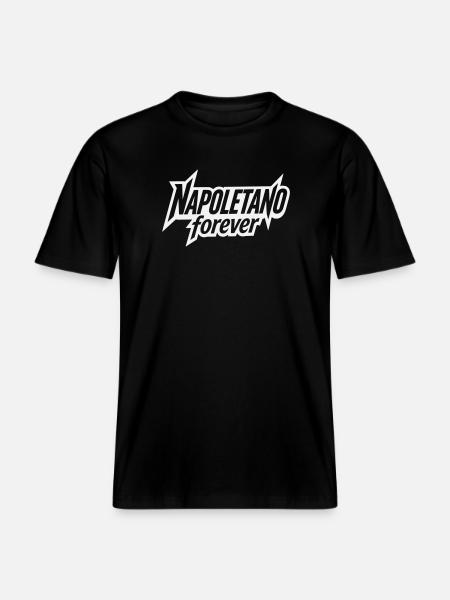 Napoletano Forever - Napoli Logodesign - RELAXED FIT Unisex Organic T-Shirt - Schwarz