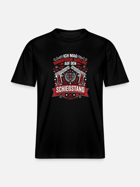 Romantische Ausflüge Schießstand - RELAXED FIT Unisex Organic T-Shirt - Schwarz