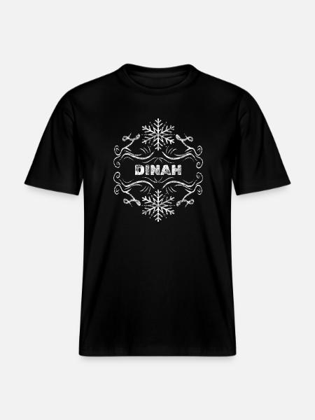 Dinah - T-shirt unisexe RELAXED FIT en coton bio - noir