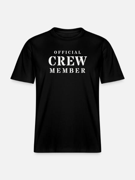 Sécurité officielle de l’équipe Stencil Event - T-shirt unisexe RELAXED FIT en coton bio - noir