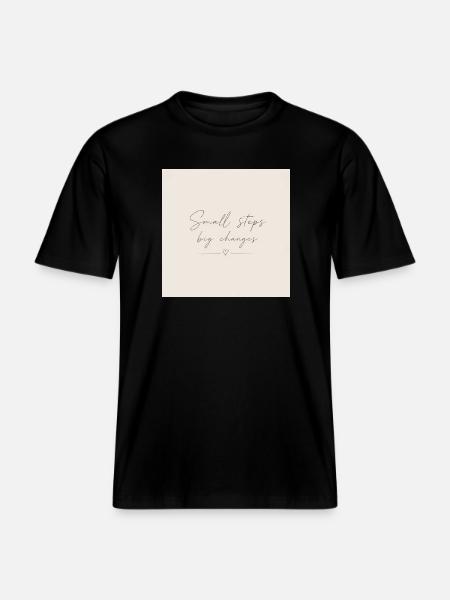 3BF53FEA-0E7A-4554-AD83-F170A37D2389 -  RELAXED FIT Unisex Organic T-Shirt - black
