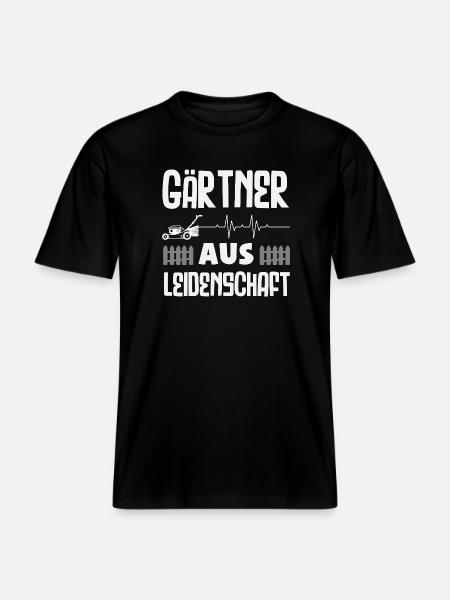 Gärtner Aus Leidenschaft - RELAXED FIT Unisex Organic T-Shirt - Schwarz