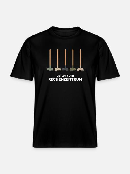 Rechenzentrum Gartenarbeit Landschaftsgärtner - RELAXED FIT Unisex Organic T-Shirt - Schwarz