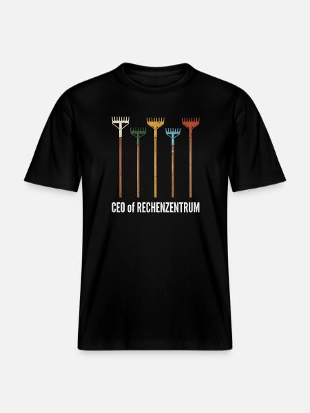 Rechenzentrum Gärtner Garten Gartenarbeit - RELAXED FIT Unisex Organic T-Shirt - Schwarz