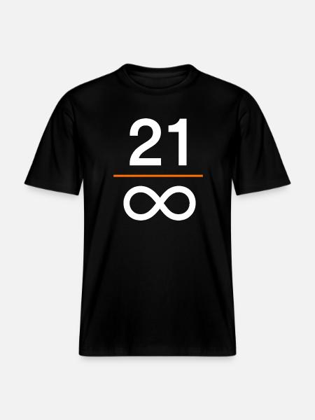 Bitcoin digitales Geld Wertspeicher Finanzen - RELAXED FIT Unisex Organic T-Shirt - Schwarz